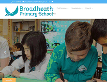 Tablet Screenshot of broadheathprimaryschool.com